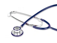 Urządzenia medyczne - GIMA Stetoskop z dwustronną głowicą internistyczny TRAD DOUBLE HEAD STETHOSCOPE niebieski TOW006249 - miniaturka - grafika 1