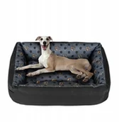 Legowiska dla psów - Legowisko dla psa kota, kojec, kanapa 120x90 łapki - miniaturka - grafika 1