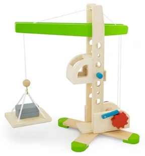 VIGA Dźwig drewniany konstrukcyjny V59698 - Zabawki konstrukcyjne - miniaturka - grafika 2