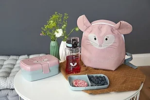 Lassig Szynszyla - Zestaw na lunch Lunchbox + Tritanowa butelka - bidon 460 ml About Friends Szynszyla - Lassig 1210057329 - Zestawy naczyń dla dzieci - miniaturka - grafika 11