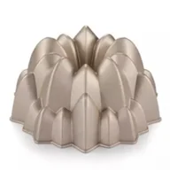 Formy do ciast - Tescoma Delicia Rozeta 24 Cm Jasnobrązowa Forma Do Babki Z Tuleją Metalowa - miniaturka - grafika 1