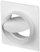 Rury i kanały wentylacyjne - EQUATION Kołnierz przyścienny z zaworem zwrotnym OKRĄGŁY Z ZAWOREM ZWROTNYM 125 mm EQUATION - miniaturka - grafika 1