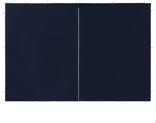 vidaXL Ścianki boczne do namiotu, 2 szt., z suwakiem, PE, niebieskie - Pawilony ogrodowe - miniaturka - grafika 4