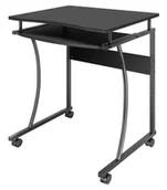 Biurka - Techly Biurko komputerowe Techly 600x480 mobilne z półką 363678 - miniaturka - grafika 1