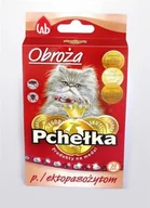 Artykuły przeciw pasożytom - Laboratorium Organiczne Pchełka Obroża dla kota ozdobna z kamieniami 30 cm obroża przeciwko ektopasożytom - miniaturka - grafika 1