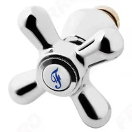 Akcesoria do armatury i ceramiki - Ferro POKRĘTŁO Z GŁOWICĄ DO BATERII RETRO CHROM P21 - miniaturka - grafika 1