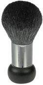 Pędzle do makijażu - Fantasia Stand pędzel do pudru, naturalny akcesoria do włosów, wysokość: 11 cm,  4 cm, czarny/srebrny 18027 - miniaturka - grafika 1