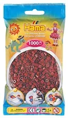 Prace ręczne dla dzieci - Hama 207 30 perły do prasowania, 1000 sztuk, maulbeerfarben - miniaturka - grafika 1