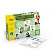 Książki do nauki języka włoskiego - Gra językowa Włoski Personaggi italiani - miniaturka - grafika 1