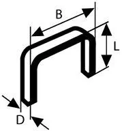 Bosch Zszywki Typ55 18/6mm 1000szt. - Zszywki - miniaturka - grafika 3