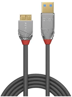 Lindy 36656 Kabel USB 3.0 typ A Micro B Cromo Line 0,5m LY-36656 - Kable USB - miniaturka - grafika 2