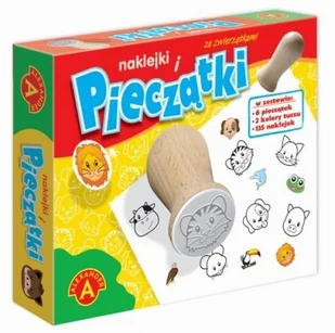 ALEXANDER Pieczątki i naklejki ze zwierzątkami - Przybory szkolne - miniaturka - grafika 2