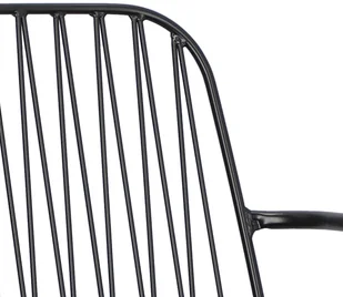 Intesi Krzesło Willy Arm Black z poduszką PU - Krzesła - miniaturka - grafika 11