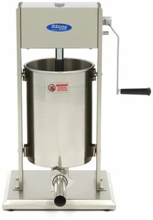 MAXIMA Nadziewarka do kiełbas Maxima 12L - Pionowy - Stal nierdzewna - 4 tuby napełniające MAXIMA 09300464 09300464 09300464 - Artykuły masarskie - miniaturka - grafika 3