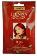 Kosmetyki do stylizacji włosów - Venita Henna Color henna w proszku do farbowania włosów 8 Rubin VEN-HEN-8RU - miniaturka - grafika 1
