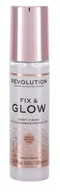 Utrwalacze do makijażu - Makeup Revolution London London Fix & Glow Dewy Finish utrwalacz makijażu 100 ml dla kobiet - miniaturka - grafika 1