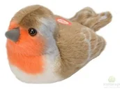 Maskotki i pluszaki - Wild Republic Rudzik European Robin) ptaszek z głosem 19490 - miniaturka - grafika 1