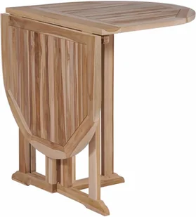 vidaXL Składany stół jadalniany i 4 krzesła, lite drewno tekowe - Meble ogrodowe vidaXL Składany stół jadalniany i 4 krzesła, lite drewno tekowe - Meble ogrodowe - miniaturka - grafika 7