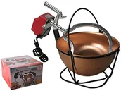 Garnki - Home Kocioł miedziany pole Tina ovbc  duży do Polenta  z silnikiem elektrycznym  Zawartość 12 L - miniaturka - grafika 1