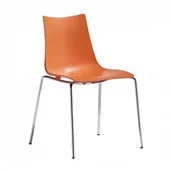 Krzesła - Scab Design Krzesło Zebra Technopolymer - rama chromowana 2615 CH - miniaturka - grafika 1