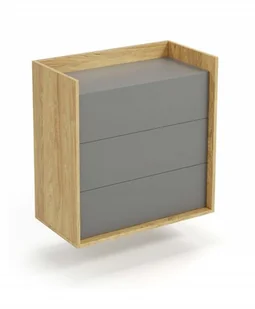 Halmar Mobius komoda 3S 78x48x83 cm) róż meble modułowe - Meble modułowe i akcesoria - miniaturka - grafika 3