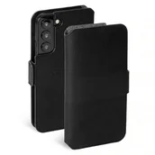 Etui i futerały do telefonów - Krusell Samsung S22 Leather PhoneWallet czarny/black 62470 Kru001326 - miniaturka - grafika 1