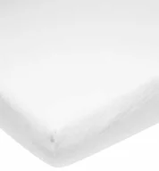Prześcieradła - Meyco 567090 Molton prześcieradło z gumką 90 x 200 cm dla 1 osoby materac 80% bawełna 20% poliester białe - miniaturka - grafika 1