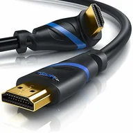 Kable - Vision CSL-Computer CSL - 8K HDMI kabel 2.1 zagięty 270° - wtyczka kątowa 270 stopni - 8 K @ 60 Hz z DSC - 7680 x 4320-3 m (metry) - HDMI 2.1 2.0 a 2.0b - 3D - UHD II - Dynamic HDR-10+ - VRR Dolby 648531864 - miniaturka - grafika 1