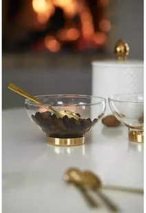 Sagaform Komplet 2 szklanych miseczek Winter, przezroczysty, złoty 11x5,7 cm - Miski i półmiski - miniaturka - grafika 5
