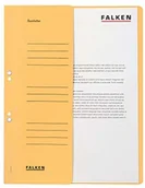 Koszulki na dokumenty - FALKEN Falken skoroszyt z oczkami z kartonu z recyklingu, Chamois - miniaturka - grafika 1
