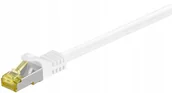 Patchcordy - Kabel Lan Patchcord Cat 7 S/ftp RJ45 biały 30m - miniaturka - grafika 1