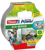 Taśmy klejące - TESA samoprzylepna taśma naprawcza Eco uniwersalna taśma klejąca bardzo trwała i odporna na przetarcia przyjazna dla środowiska 10 m x 38 mm, Szary 56431-00002-00 - miniaturka - grafika 1