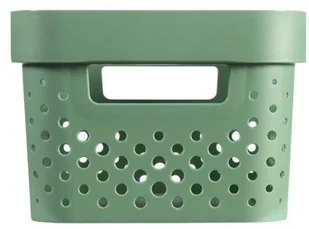 CURVER Pojemnik ażurowy INFINITY 4,5L oliwkowo-zielony CURVER Recycled 245854 - Pudła i pojemniki do przechowywania - miniaturka - grafika 2