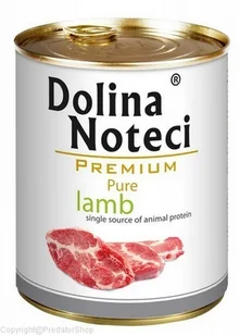 Dolina Noteci Premium Pure Jagnięcina 800g - Mokra karma dla psów - miniaturka - grafika 4