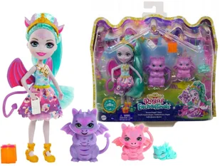 Enchantimals Lalka Rodzina Smoki Deanna Dragon GYJ09 Mattel ** KUP Z DOSTAWĄ TEGO SAMEGO DNIA DO NAJWIĘKSZYCH MIAST ** 0000044755 - Lalki dla dziewczynek - miniaturka - grafika 3