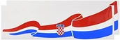 Flagi i akcesoria - All Ride 871125220194 naklejka flaga Chorwacji 871125220194 - miniaturka - grafika 1