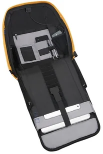 Samsonite Antykradzieżowy plecak na laptopa Securipak M - sunset yellow 128822-1843 - Torby na laptopy - miniaturka - grafika 9