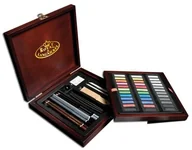 Przybory szkolne - Royal Langnickel Royal & Lang Niklowo-pas1600 kupisz  Artist Premier pastelowy długopisy zestaw RSET-PAS1600 - miniaturka - grafika 1