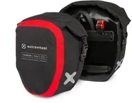 Sakwy rowerowe - Extrawheel EXTRAWHEEL Sakwy RAMBLER czarno-czerwone 25L POLYESTER - miniaturka - grafika 1