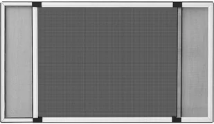 VidaXL Lumarko Rozsuwana moskitiera okienna, biała, (75-143)x50 cm! 149038 VidaXL - Moskitiery - miniaturka - grafika 2