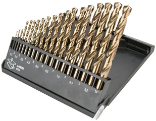 Graphite Wiertła Do metalu HSS-Co 1-10mm komplet 19sztuk 57H089 - Wiertła - miniaturka - grafika 2