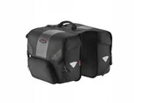 Sakwy rowerowe - IBERA Torba rowerowa na bagażnik 2-komorowa 28L - miniaturka - grafika 1