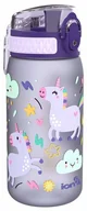 Bidony dla dzieci - ION8 ION8 - Bidon do szkoły dla dzieci, Unicorns, 400ml, efekt oszronienia, RECYCLON I8350FPPUNI - miniaturka - grafika 1
