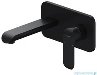 Baterie podtynkowe - Omnires Sacramento bateria umywalkowa podtynkowa czarny mat SC2315BL - miniaturka - grafika 1