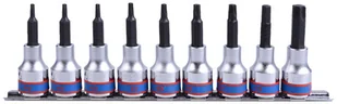 KING TONY Zestaw nasadek 4119PR10, 1/2'', TORX T20-T60 - Zestawy narzędziowe - miniaturka - grafika 4