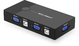 UGREEN Przełącznik switch KVM UGREEN 30357 2-portowy VGA czarny) - Adaptery i przejściówki - miniaturka - grafika 3