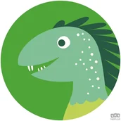 Fototapety - Komar Fototapeta Little Dino Velo D1-068 D1-068 - miniaturka - grafika 1