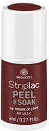 Lakiery do paznokci - Alessandro Striplac Peel or Soak Drunk of Love - lakier do paznokci LED w metalicznym bordowym kolorze - idealne paznokcie w 15 minut, 8 ml - miniaturka - grafika 1