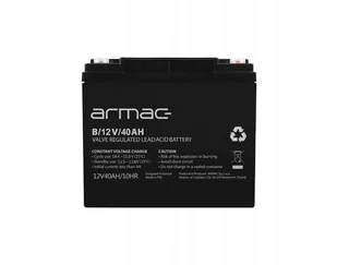 ARMAC armac Akumulator żelowy do UPS 12V/40AH B/12V/40AH - Baterie do zasilaczy awaryjnych UPS - miniaturka - grafika 2