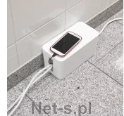 Logilink Organizer kabli Cable Box biały (KAB0061) - Maskownice do kabli - miniaturka - grafika 2